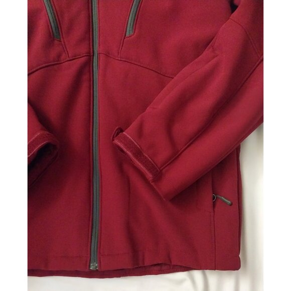 The North Face Women's Burgundy Velour Lined Coat Medium - Picture 6 of 6